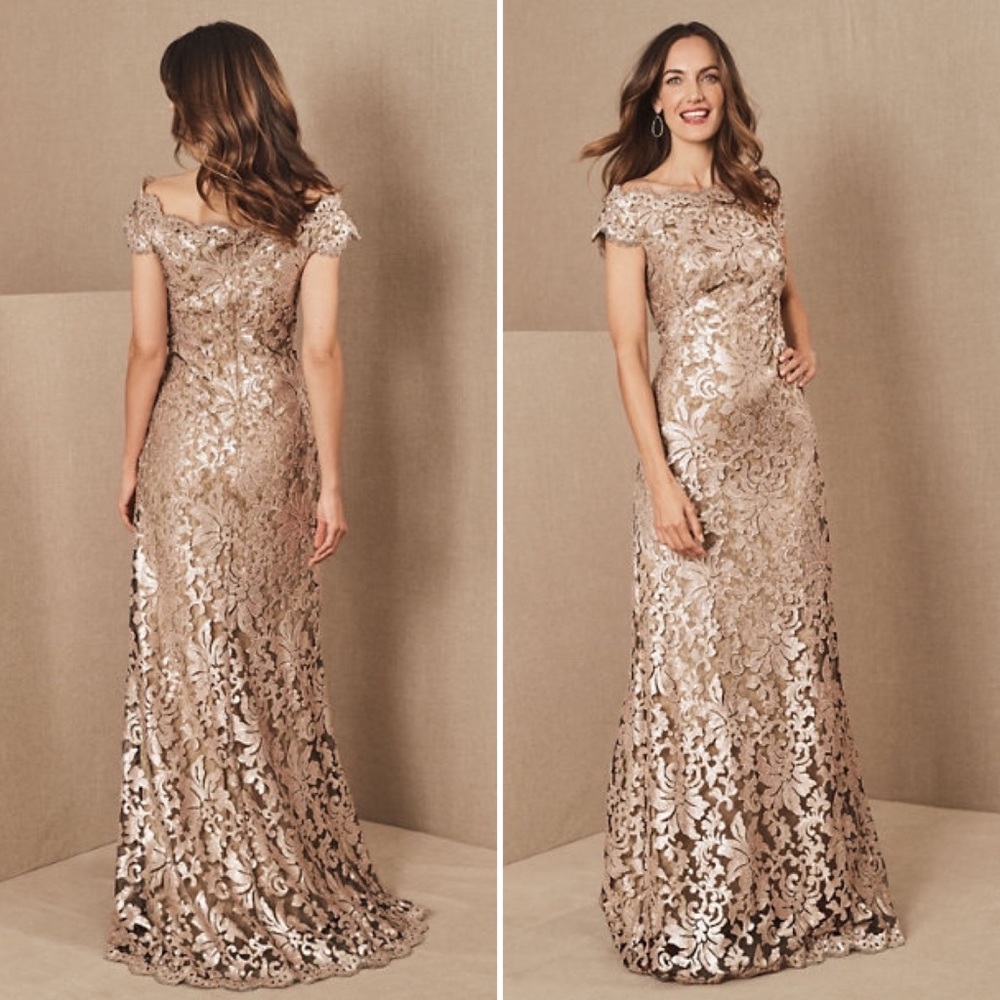 NWT Tadashi Shoji Odette Sequin Dress - Picture 4 of 12